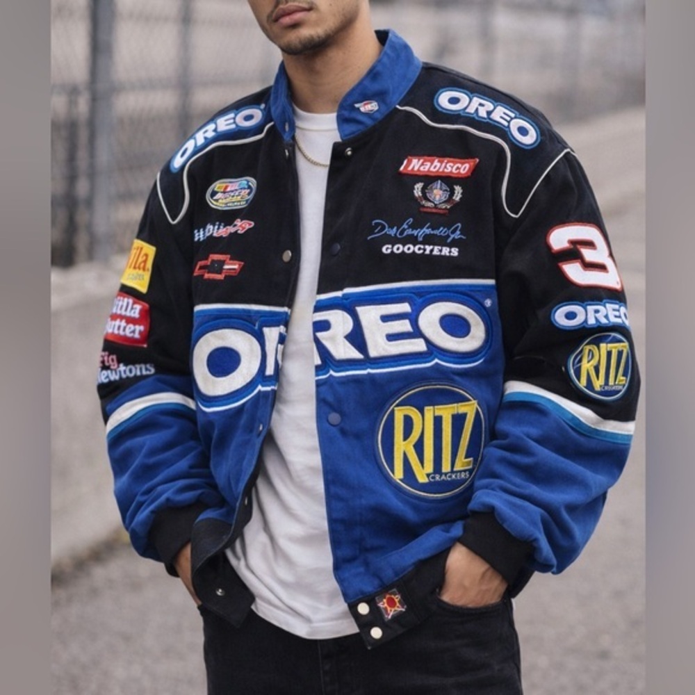Vintage Y2K NASCAR Dale Earnhardt #3 Oreo Racing Jacket – Chase Authentics 4XL